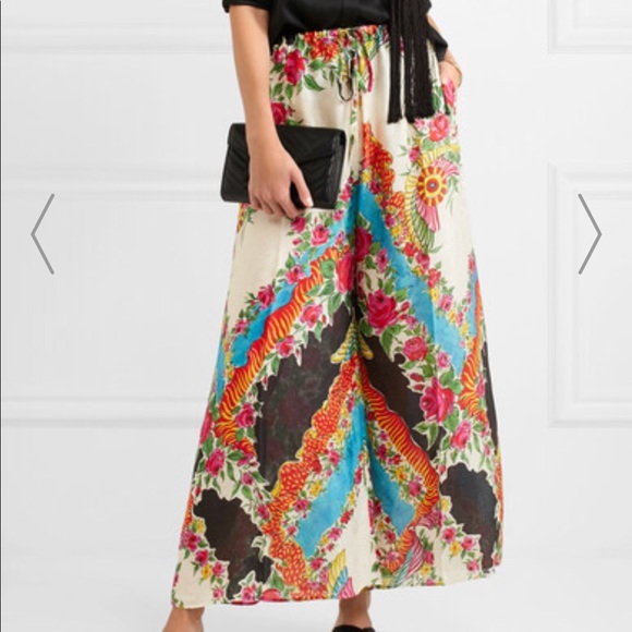 Authentic Gucci 2018 Resort palazzo pants size M/L - Picture 6 of 7